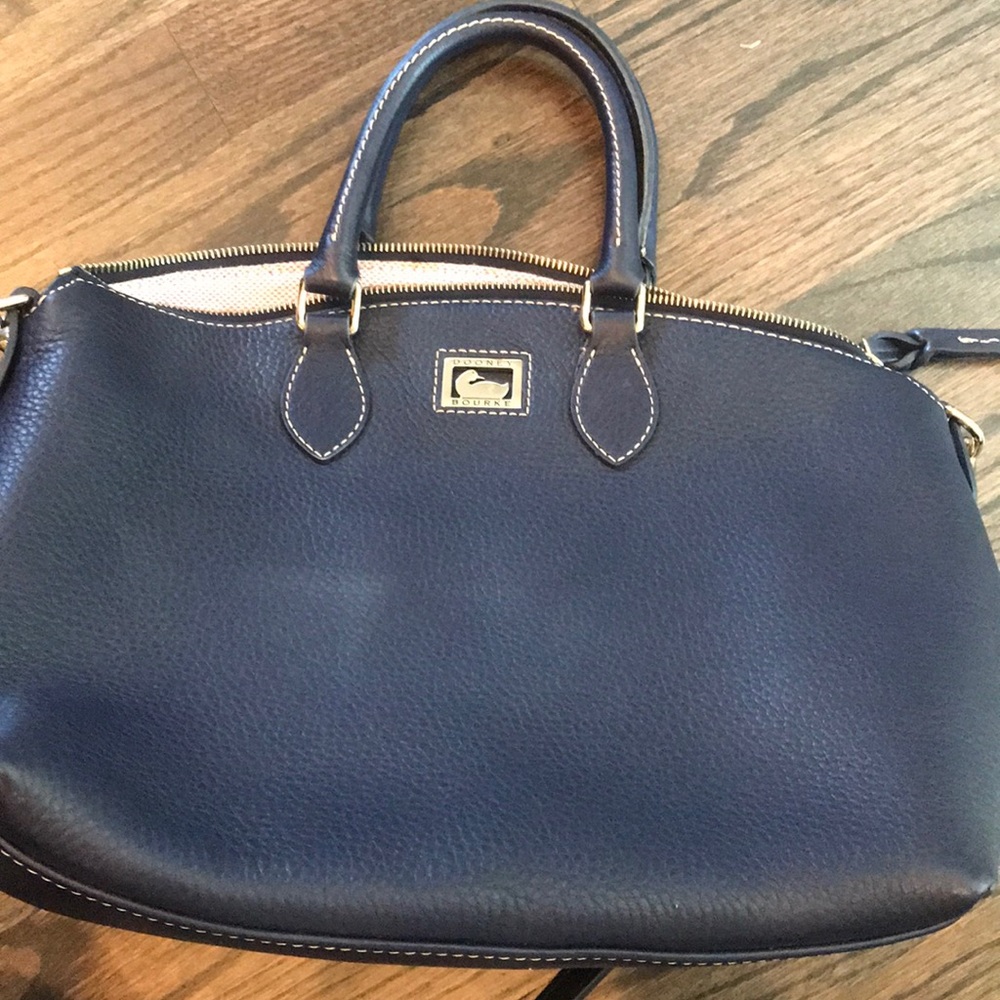 Dooney & Bourke Navy Handbag - Picture 6 of 7